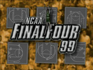 NCAA Final Four 99 title screen for Playstation
